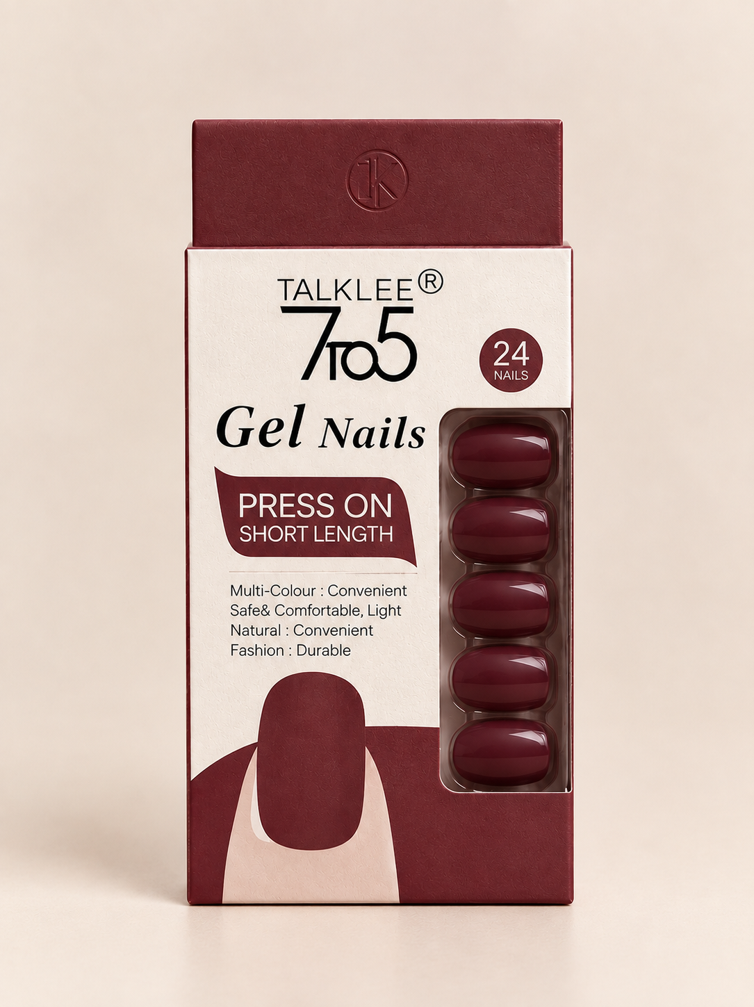 SHORT MATE GEL NAILS
