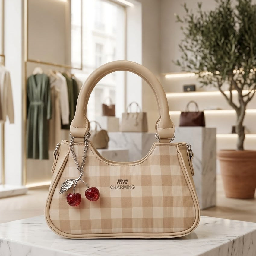Pretty pouch cherry tote