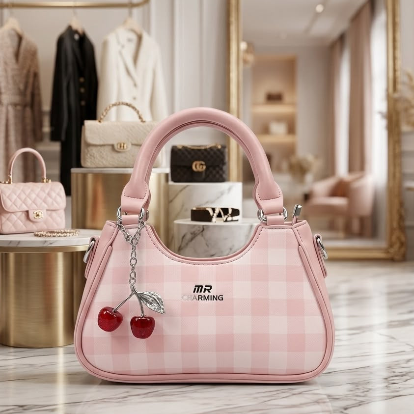 Pretty pouch cherry tote