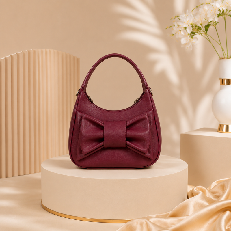 Pretty pouch bow tote