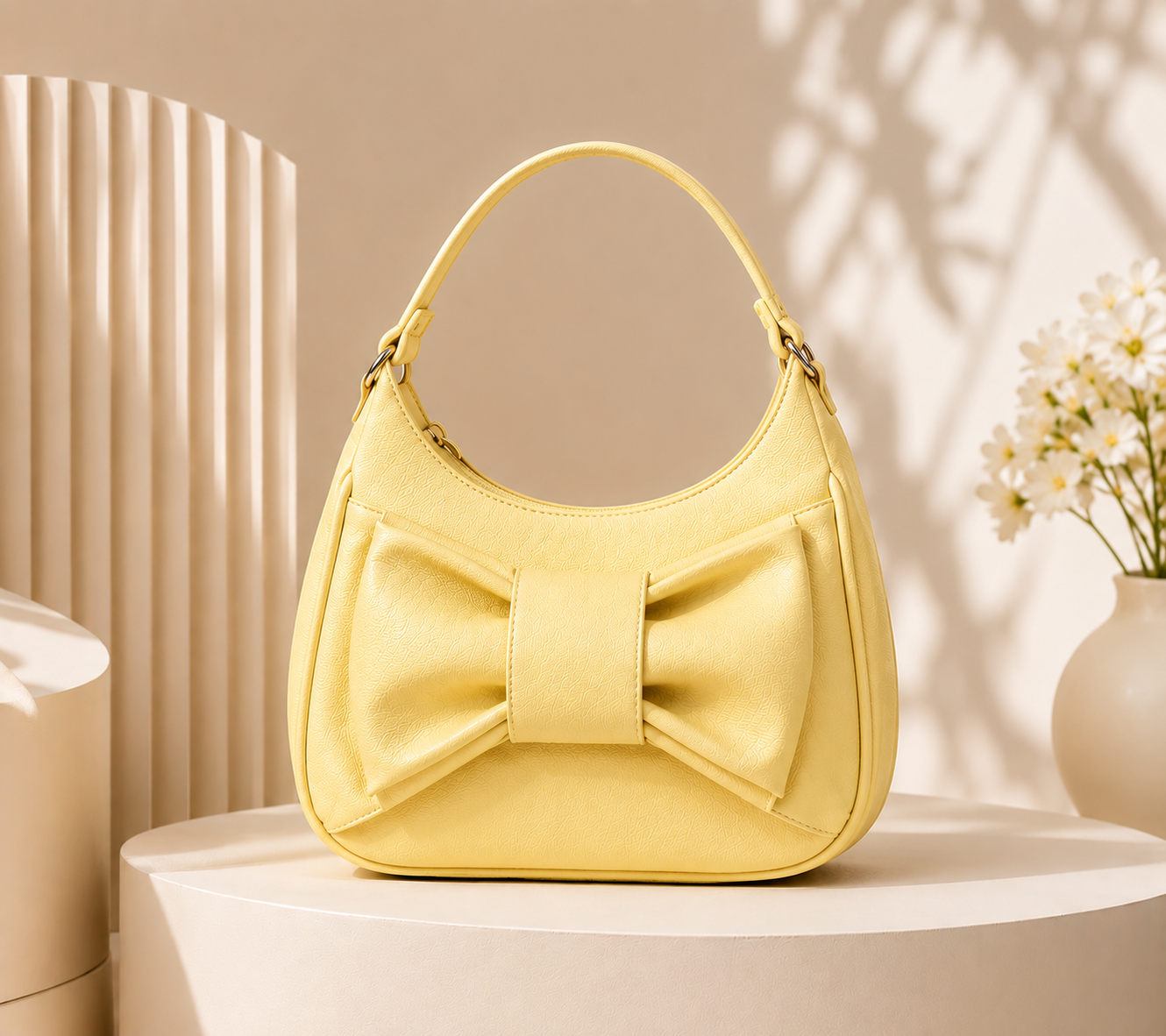 Pretty pouch bow tote
